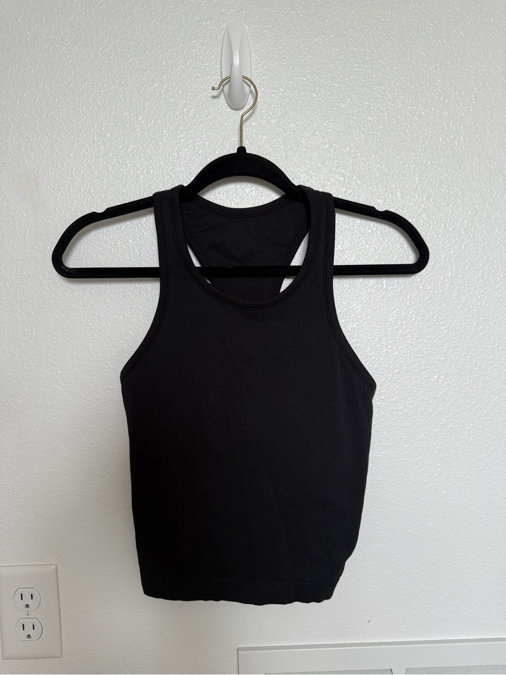 CRZ YOGA Black Racerback Tank